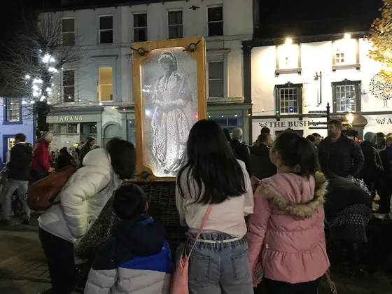 Dorothy Wordsworth Light Sculpture