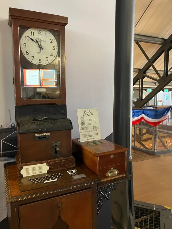 Postcode Clocking in Machine