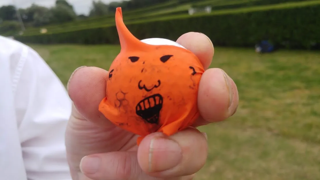 Burst balloon
