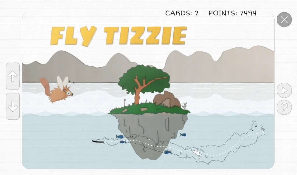 Game screenshot showing user made artwork