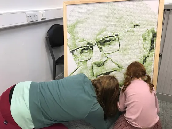 Kendal Mountain Festival Pixel Portrait