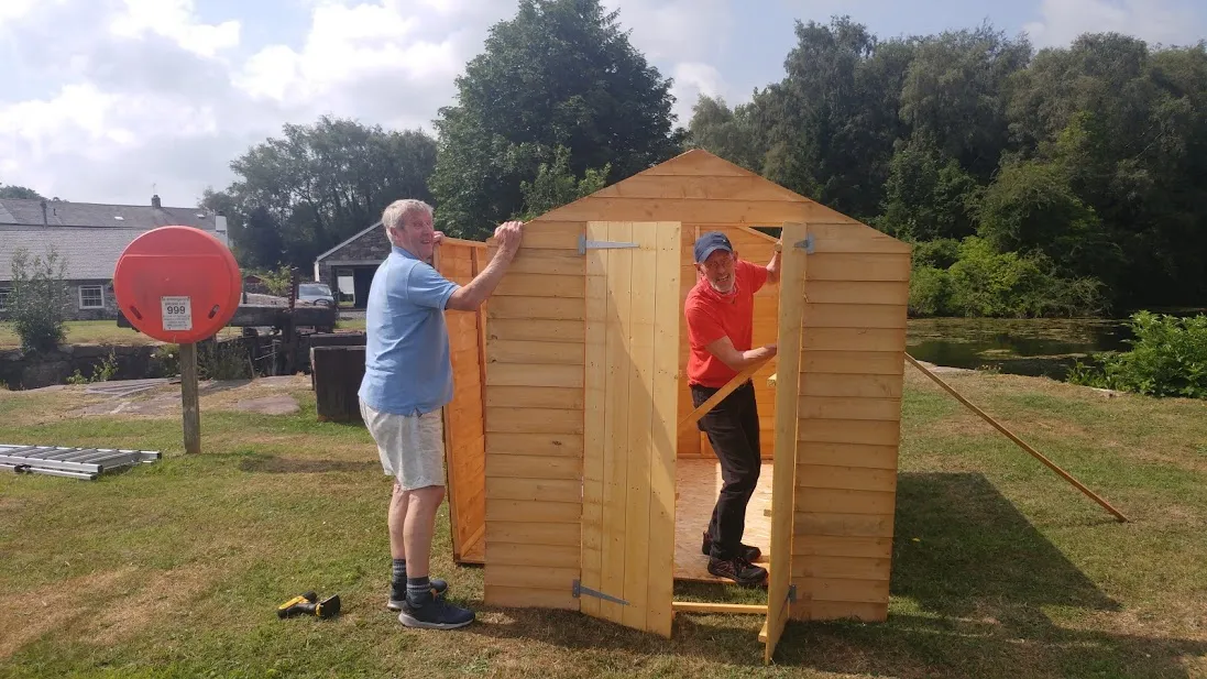 shed being built