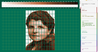 Pixel portrait maker web app