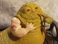 Shot of Jabba's arm and tattoo
